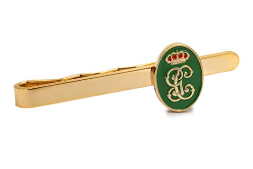Gemelolandia Pasador de Corbata Escudo de la Guardia Civil Verde y Dorado 55mm | Pisa Corbatas Para usar en Bodas y en Eventos formales - Da un toque Elegante