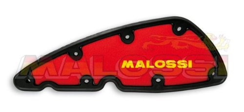 MALOSSI Filtro de aire Double Red Sponge, para Piaggio 350 Beverly Sport Touring i.e./X10 rojo/negro