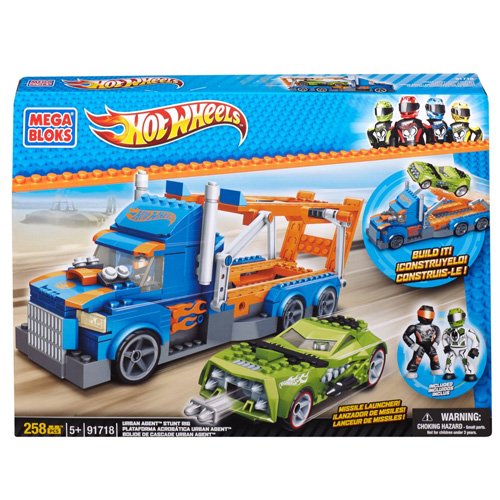 Mega Bloks Hot Wheels 91718 Camión y Coche Espía