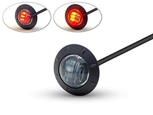 Moto Freno / Luz Trasera - Empotrado LED - 2" 50mm - Lentes Ahumados para Cafe Racers