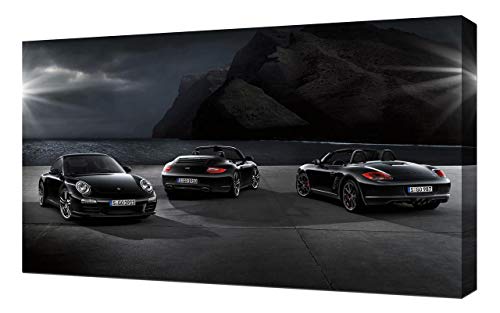 Porsche-Boxster-S-Black-Edition-V3-1080 - Lienzo impreso artístico para pared, diseño de Porsche-Boxster