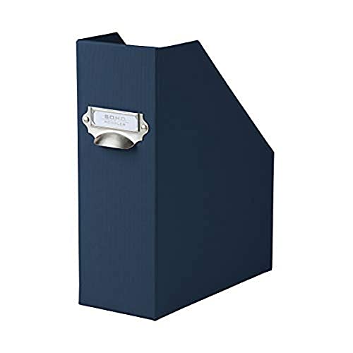Rössler 1318452901 - Porta revista con asa, formato A4, color azul