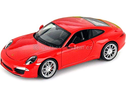 Welly 2012 Porsche 911 (991) Carrera S Rojo 1:24 24040