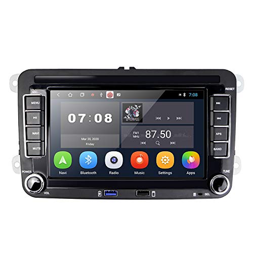 [1G+16G] Android Radio de Coche para VW GPS Navigation 7 '' Pantalla táctil capacitiva Bluetooth Car Stereo WiFi FM Radio Receptor USB para Golf Polo Touran Tiguan Seat Altea