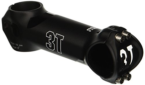 3T Vorbau 'Arx II TEAM Stealth' Mod.15 1 1/8', 31,8mm Lenkerklemmung, schwarz SB-verpackt, Ahead, sehr leichtes Alu Modell mit Titanschrauben für die perfekte Verbindung zwischen Gabel und Lenker, insbesondere die Ausführung der Klemmung