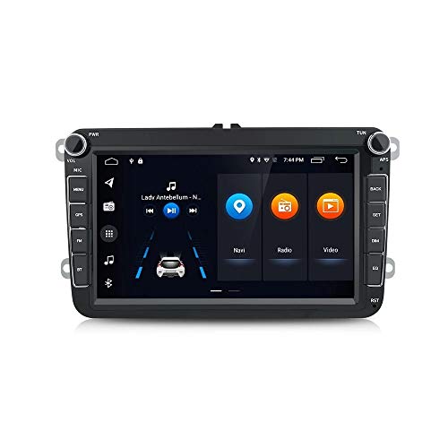 8' Android 10 Car Autoradio Radio Carplay For Volkswagen Skoda Octavia Polo Golf Tiguan Passat B6 Jetta Beetle GPS