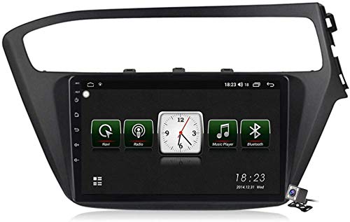 Android 10 Car Radio de Navegación GPS para Hyundai I20 2018-2019 con 9 Pulgada Pantalla Táctil Support FM Am RDS DSP/MP5 Player/BT Steering Wheel Control/Carplay