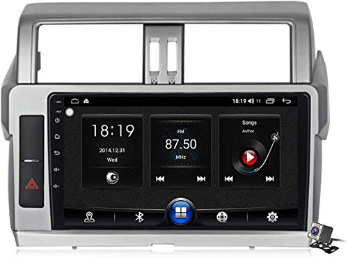 Android 10 Car Radio de Navegación GPS para Toyota Land Cruiser Prado 2013-2017 con 9 Pulgada Pantalla Táctil Support FM Am RDS DSP/MP5 Player/BT Steering Wheel Control/Carplay