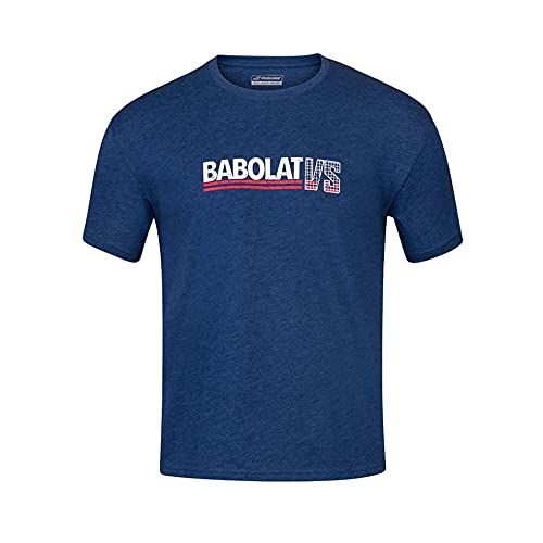 Babolat Exercise Vintage tee Men Camiseta, Hombre, Estate Blue HTHR, M
