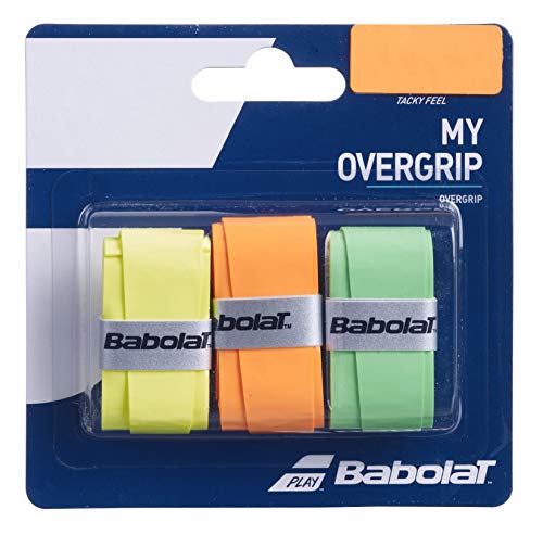 Babolat My Overgrip X3 Accesorio Raqueta de Tenis, Unisex Adulto, Naranja/Orange, Talla Única