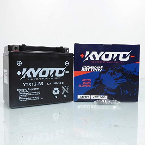 Batteria Kyoto per Quad Aeon 220 Cobra 2006-2010 YTX12-BS SLA / 12V 10Ah