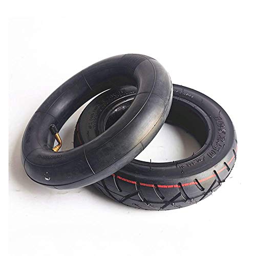 CHHD Neumáticos para patinetes eléctricos, 10X2.50 Neumáticos Interiores y Exteriores Antideslizantes Resistentes al Desgaste, Neumáticos de vacío 10X2.70-6.5 a Prueba de explosiones, A