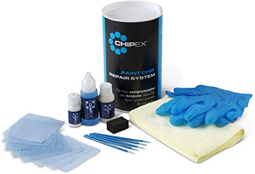 Chipex | Kit de Pintura automotriz de retoque Premium Compatible con Land & Range Rover, Color 818 Caspian Blue | Lite Kit