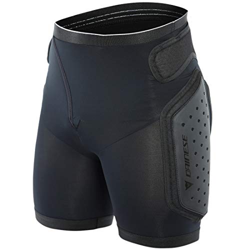 Dainese Action Shorts EVO - Protector de esquí Unisex, Unisex Adulto, Color Negro/Blanco, tamaño Medium