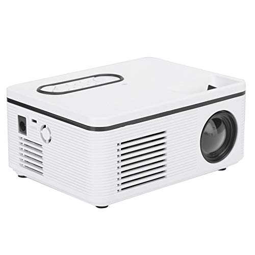 Dilwe1 Mini Proyector Doméstico,LED HD Proyector Portatil Movil para Fiestas,Exteriores,Cine en Casa,Canciones,1080P Retroproyector Portatil Universal Soporte Minitype,Mejor Regalo(EU)