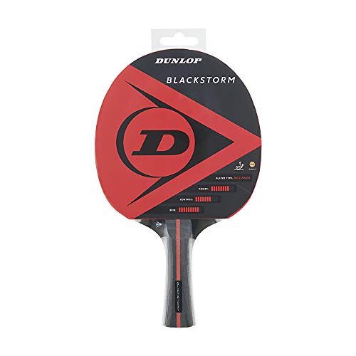 Dunlop Blackstorm - Raqueta de Ping Pong (Certificado ITTF), Principiantes