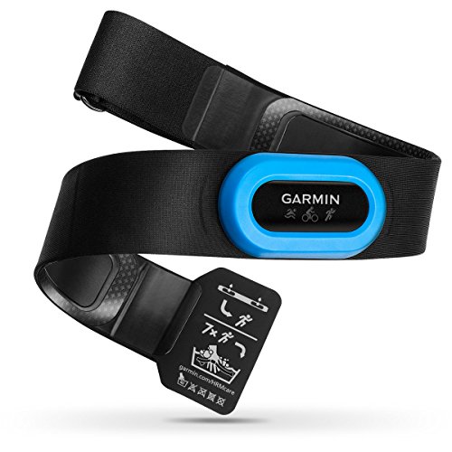 Garmin HRM-Tri - Correa para Monitor de Ritmo cardíaco, Color Negro (Negro/Azul)