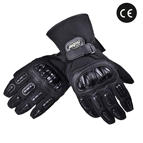 Guantes para motociclismo Madbike resistentes al agua, para el invierno