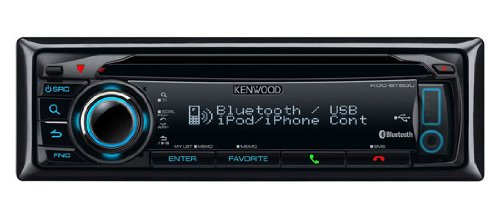 Kenwood Electronics KDC-BT50U 200 W - Radio para coche (200 W, 4.0 canales, 50 W, AAC,MP3,WMA, 87,5-108 MHz, 182 x 53 x 155 mm)
