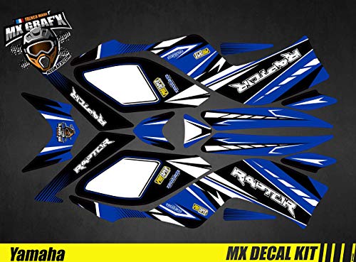Kit Déco Quad para/ATV Calcomanías Kit para Yamaha Raptor - Azul, Raptor 700 2006-2012