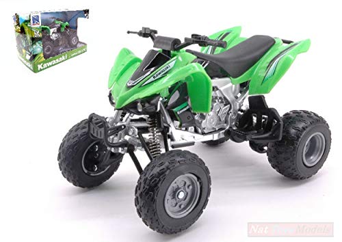 New Ray Model Compatible con ATV-Quad Kawasaki KFX 450 R 1:12 DIECAST NY57503K