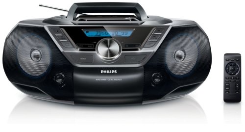 Philips AZ780/12- Reproductor de Radio-CD (CD, MP3-CD, USB, UKW), Negro