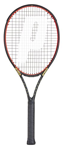 Prince TeXtreme2 Beast O3 100 - Raqueta de Tenis para Adulto, Color Negro/Rojo, tamaño Grip 1: 4 1/8 Inches, Grip 1: 4 1/8 Inches