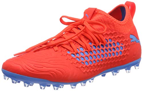 Puma Future 19.3 Netfit MG, Zapatillas de Fútbol Hombre, Rojo (Red Blast-Bleu Azur), 40 EU