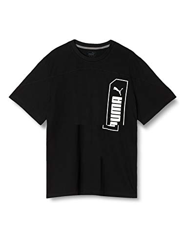 PUMA Nu-Tility tee Camiseta, Hombre, Black, L