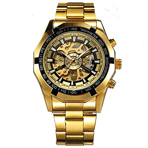 Reloj Hombre Skeleton Reloj mecánico automático Gold Skeleton Reloj Vintage para Hombre Reloj para Hombre Top Brand Luxury