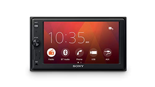 Sony XAV-1550D - Reproductor para Coche (Bluetooth y NFC, Pantalla táctil de 6.2", Dab+, WebLink, cámara con Vista Posterior, Potencia de 55W x 4, Compatible con FLAC)
