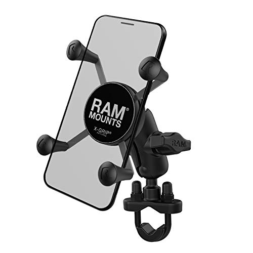 Soporte de Manillar RAM-MOUNT para RAM-B-149Z-A-UN7U X-Grip Compatible con iPhone Samsung y Huawei