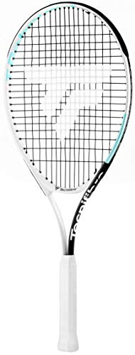 Tecnifibre T- Rebound 25 (Entre 9 y 10 años) Raqueta de Tenis Chica, Blanco, Talla Única