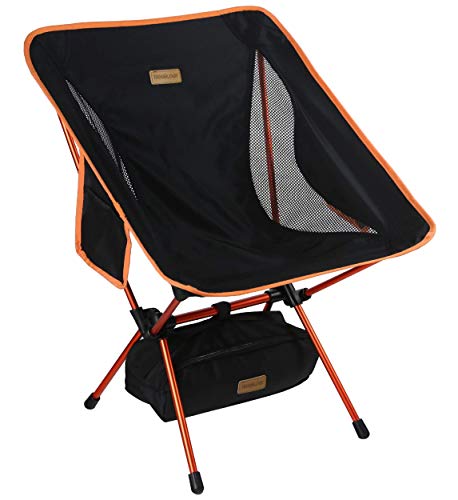 Trekology YIZI GO Silla de camping portátil – Silla plegable ultraligera compacta, plegable, plegable, plegable, ligera, en una bolsa para exteriores, campamento, picnic, senderismo