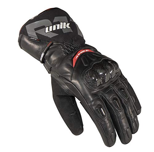 UNIK Winter R-11 Polar Tec Racing Gloves Pair Guantes, Hombre, Negro, Large