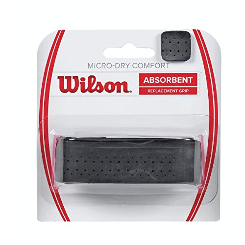 Wilson Micro-Dry Comfort Empuñadura base, 1 unidades, unisex, negro