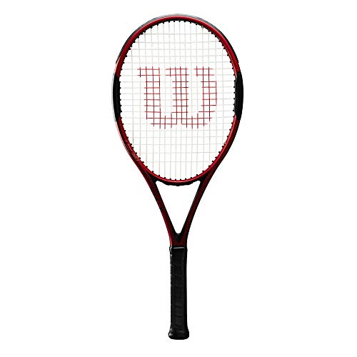 Wilson Raqueta de tenis, H5, Jugador de tenis recreativo, Rojo/negro, WRT57320U3