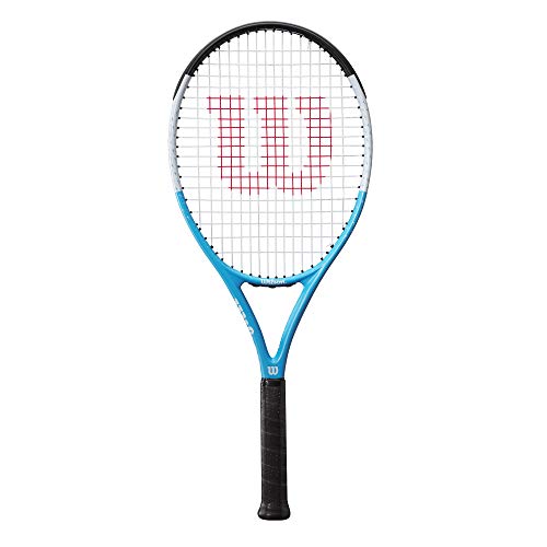 Wilson Ultra Power RXT 105 Raqueta de tenis, Jugador ocasional, Compuesto/fibra de carbono, Azul/negro/gris, WR055110U1