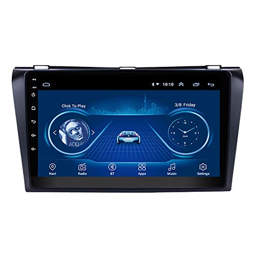WY-CAR Android 8.1 Car Player con Pantalla Táctil De 9 Pulgadas GPS Navi para Mazda 3 2004-2009 Mirror Link (iOS, Android) Radio FM WiFi Bluetooth Multimedia
