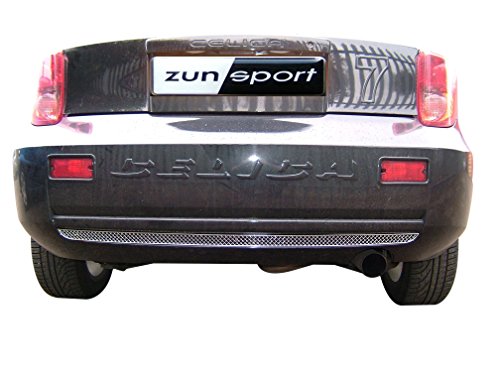 Zunsport Compatible con Toyota Celica Gen 7 - Parrilla Trasera - Acabado Plata (De 2000 a 2005)