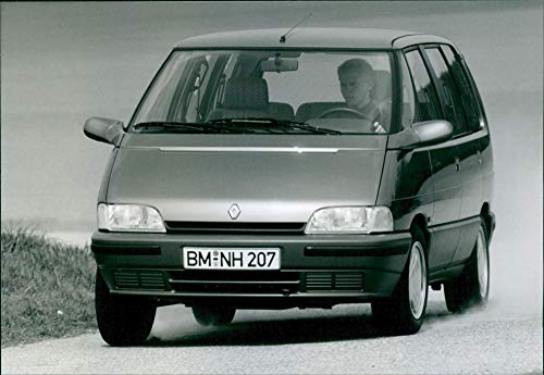 1991 Renault Espace RT V6, Vista frontal - Foto de prensa vintage