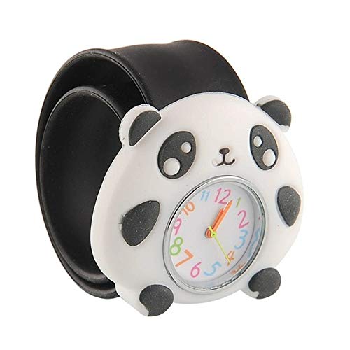 Bonita correa de reloj en forma de panda con sistema de resorte que se adapta a todas las muñecas. Ref: Pandi