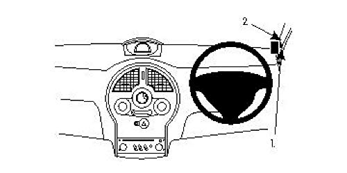 Brodit ProClip - Kit de coche para Renault Modus 05-13 (para Europa, montaje derecha)