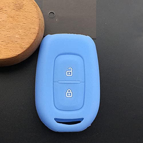 DkeBEI 2 Button Silicone Rubber Car Key Cover Case Shell Set  Remote Key Cover,For Renault Duster Dacia Scenic Master Megane