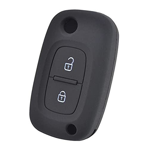 DkeBEI Silicone Car Key Case Cover Keyless Remote Fob Shell Protector,For Renault kangoo Modus Megane Clio 2017 2018