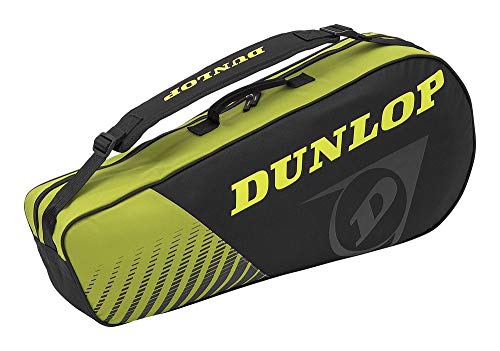 Dunlop 10295445 Raquetero, Unisex-Adult, Amarillo/Negro, Talla Única