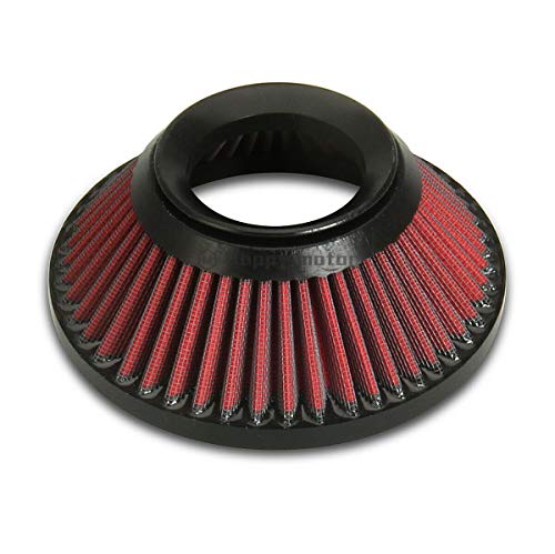 Elemento de filtro de aire rojo para tomas de filtro de aire harley touring dyna softail sportster XL （color rojo)