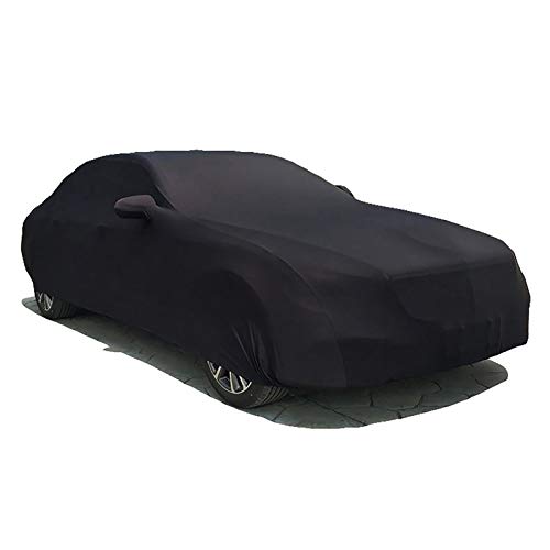 HEQCG Compatible con la Cubierta del Coche Renault Megane Sedan-Convertible / / SUV/Cubierta Supercar, Terciopelo elástico Cubierta del Coche de Tela, 4 Colores (Color : Black, Size : 2014 R.S. 2.0T)