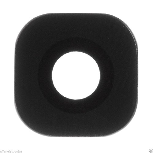 Lente de cristal para cámara de Samsung Galaxy S6 Edge G925, G925F, de color negro