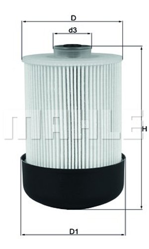 Mahle Siervo filtro kx338/22d filtro de combustible